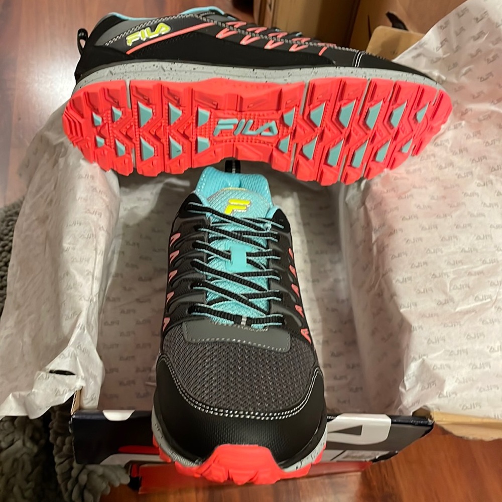 Brand new, still in box, Fila Evergrand trail running shoe